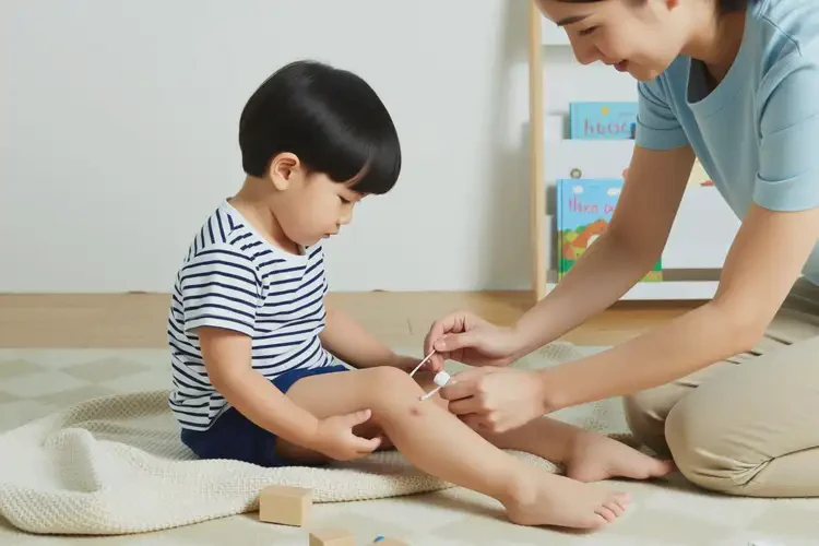 儿童大腿偶尔起湿疹能治好吗(图1)