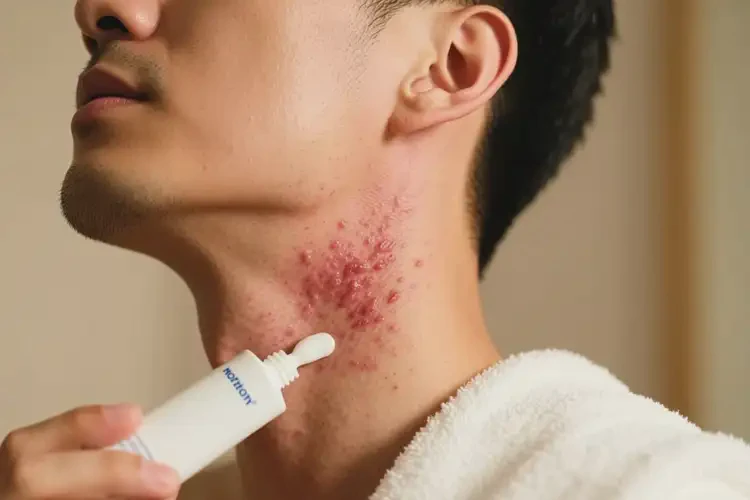 男性脖子经常起湿疹能治好吗(图3)