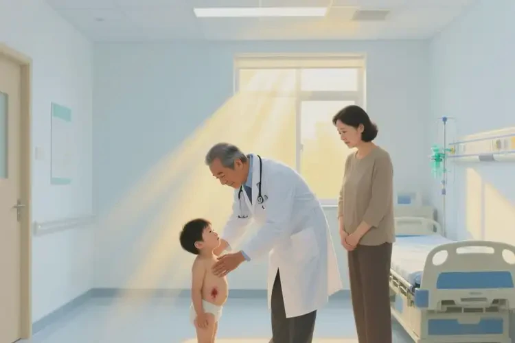 孩子肛周长湿疹能治好吗(图1)