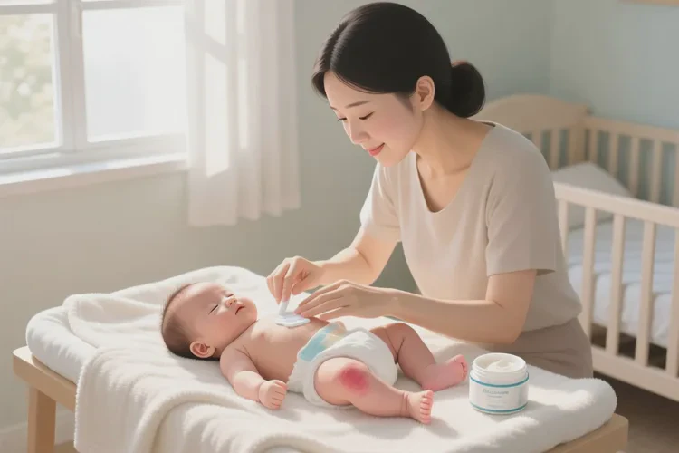 婴幼儿大腿经常起湿疹可以治愈吗(图1)