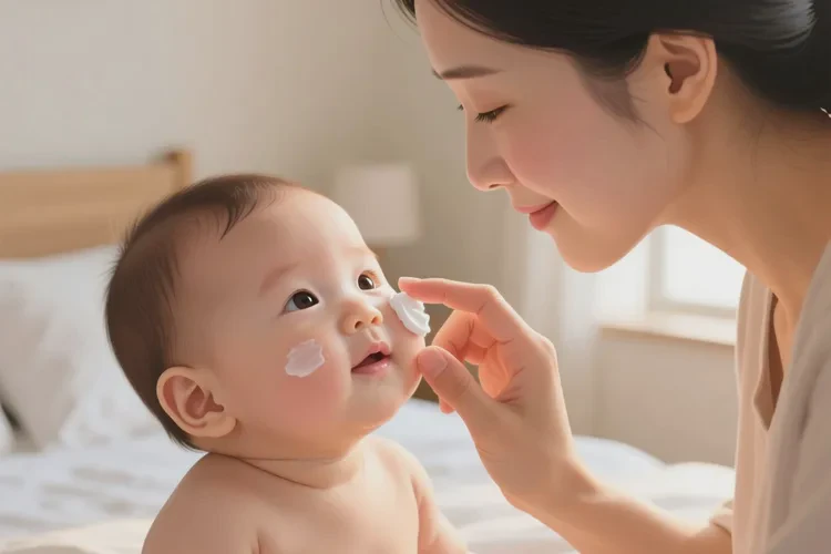 孩子脸上出现湿疹可以治愈吗(图1)