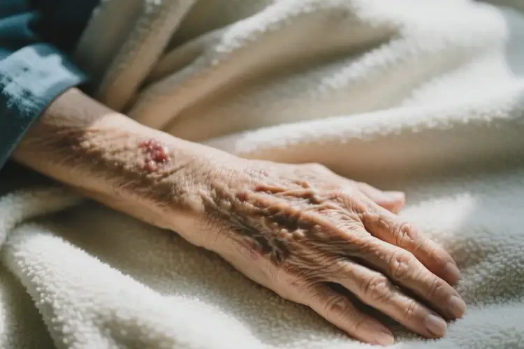 老年人手臂上出湿疹能治好吗(图1)