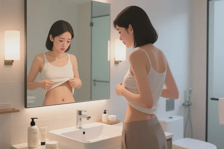 女人肚子经常起湿疹能靠自己自愈吗(图1)