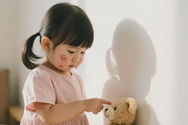 小孩脸上经常长湿疹能治好吗(图2)