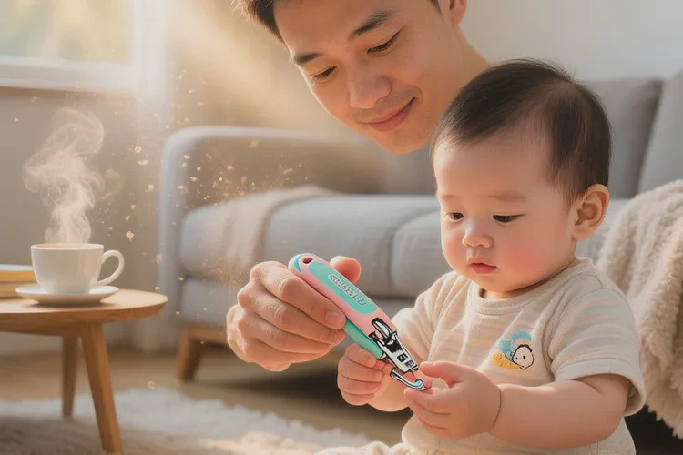 小儿面部起湿疹可以治愈吗(图1)