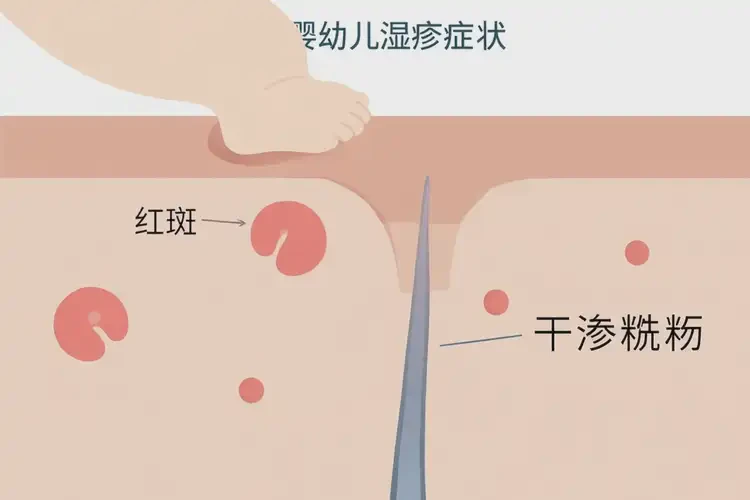 婴幼儿四肢偶尔长湿疹能治好吗(图2)