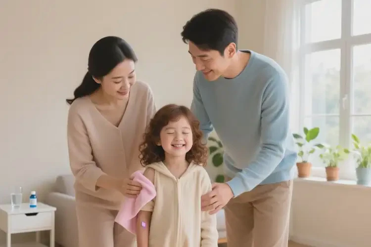 儿童肚子经常起湿疹可不可以彻底自愈(图1)