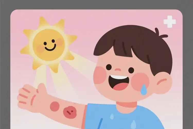 小孩手臂出现湿疹能治好吗(图1)