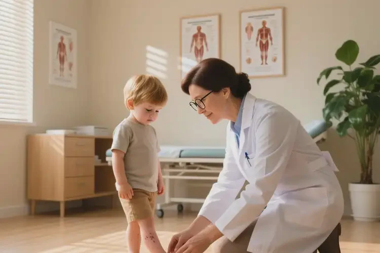 小孩脚上偶尔长湿疹能治好吗(图4)