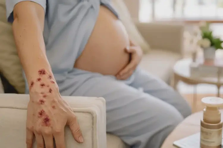 孕妇手臂容易长湿疹能治好吗(图4)