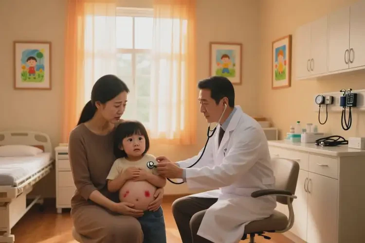 儿童肚子出湿疹能治好吗(图1)