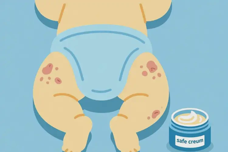 婴幼儿屁股偶尔起湿疹能治好吗(图2)