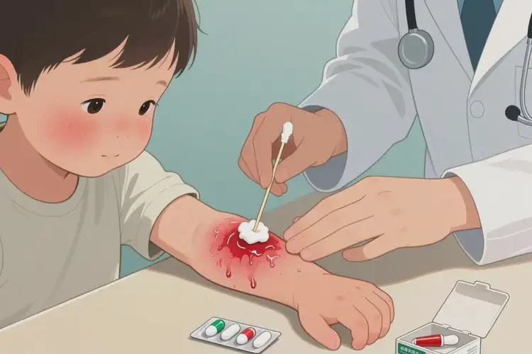 小孩手臂上出湿疹能治好吗(图4)