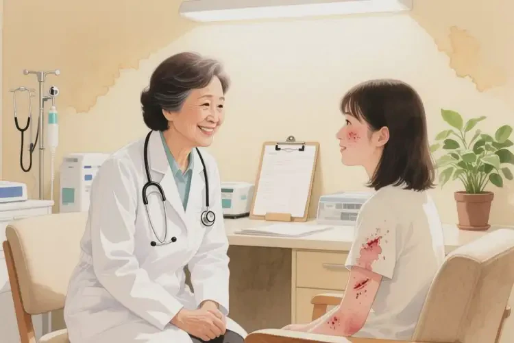 女生面部有湿疹能够彻底治愈吗(图3)