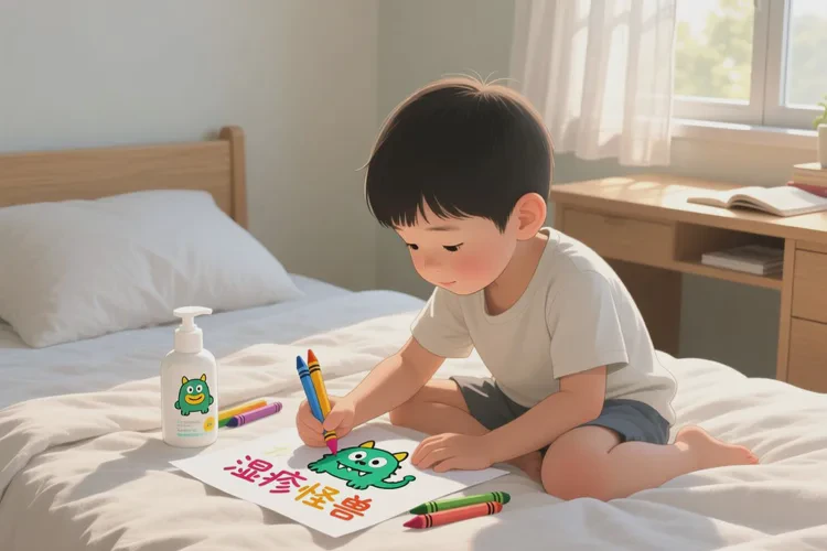 小孩肚子容易长湿疹可以治愈吗(图2)