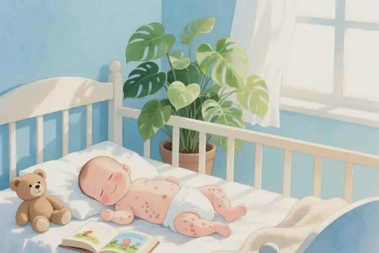 宝宝身上有湿疹不管它会自己痊愈吗(图3)