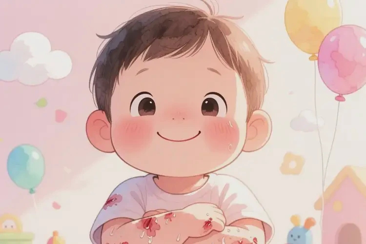 少儿手臂容易长湿疹能治好吗(图3)