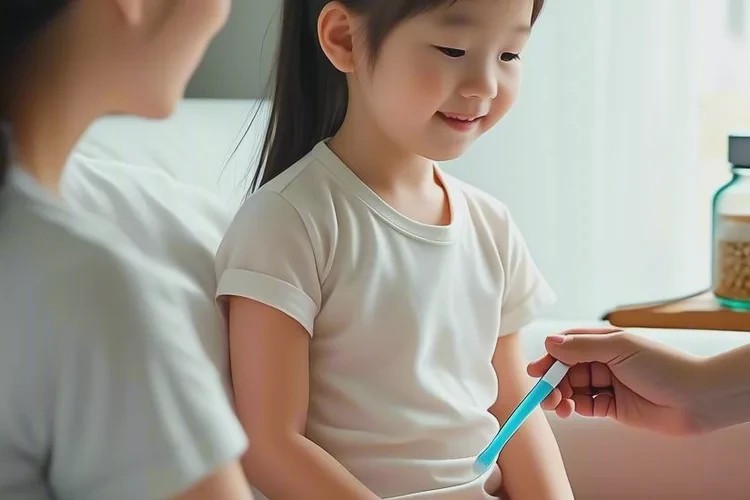 小儿大腿上有湿疹可以治愈吗(图2)