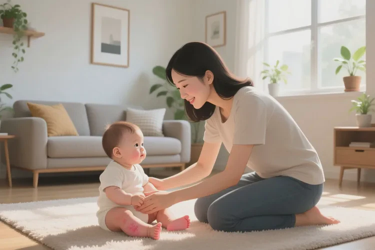 婴幼儿小腿上偶尔长湿疹可以治愈吗(图1)