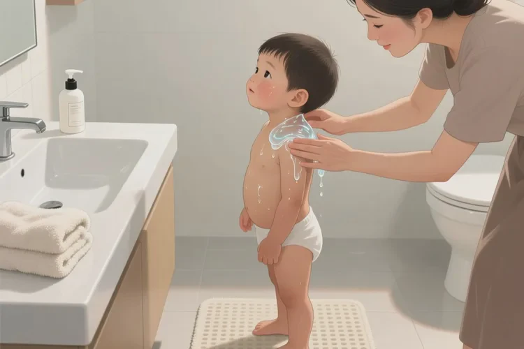 小孩脖子上起湿疹可以治愈吗(图2)