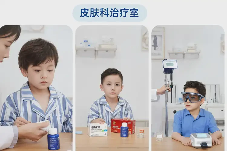 孩子面部偶尔长湿疹能治好吗(图1)