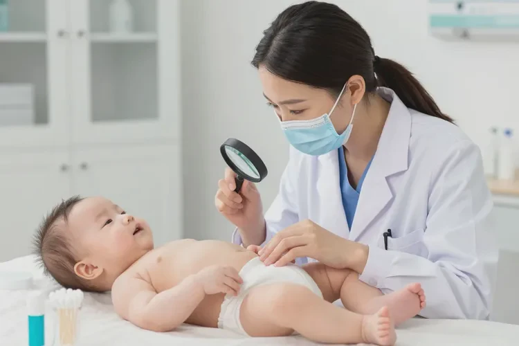 婴儿屁股容易长湿疹可以治愈吗(图1)