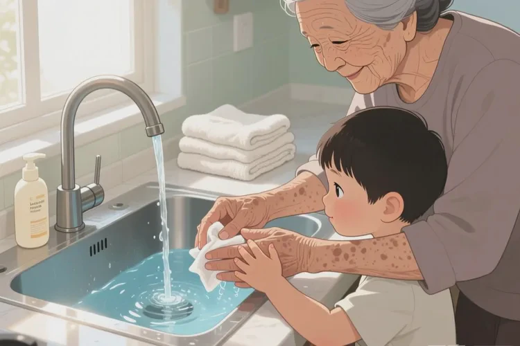 孩子脸上容易起湿疹可以治愈吗(图4)