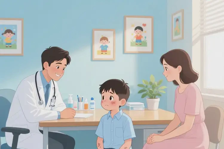 少儿脸上出湿疹能治好吗(图1)