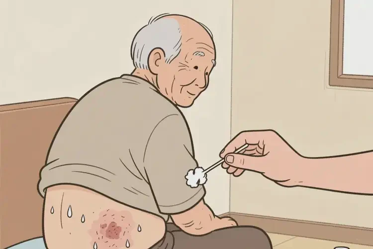 老人屁股上容易长湿疹能治好吗(图1)