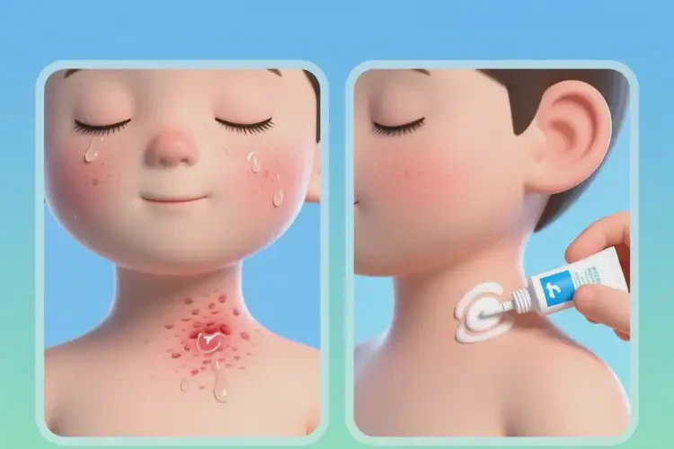 儿童脖子上偶尔起湿疹能治好吗(图4)