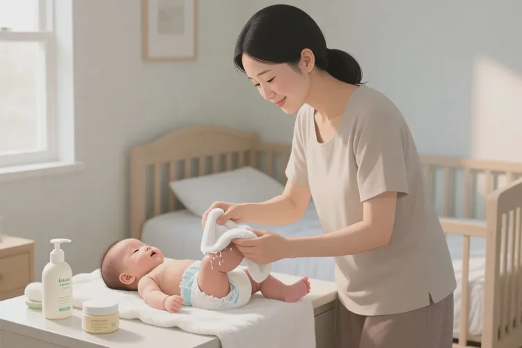 婴儿小腿上偶尔长湿疹可以治愈吗(图1)