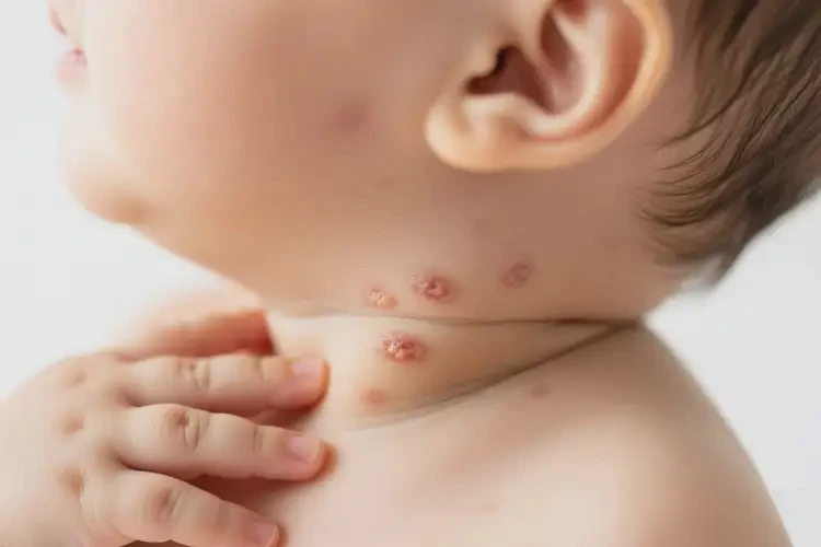 婴儿脖子经常起湿疹能治好吗(图4)