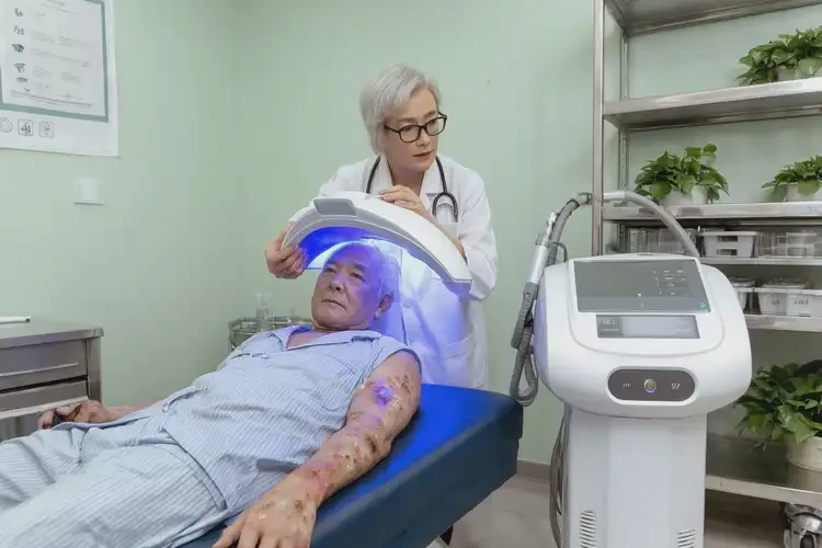 老年人大腿上有湿疹能治好吗(图1)