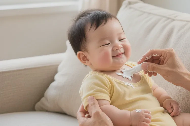 小儿脖子上偶尔长湿疹可以治愈吗(图2)