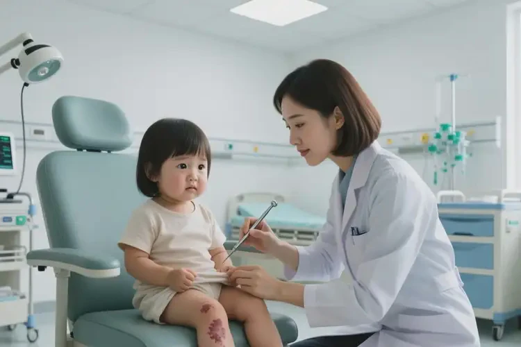 孩子大腿出现湿疹能治好吗(图1)