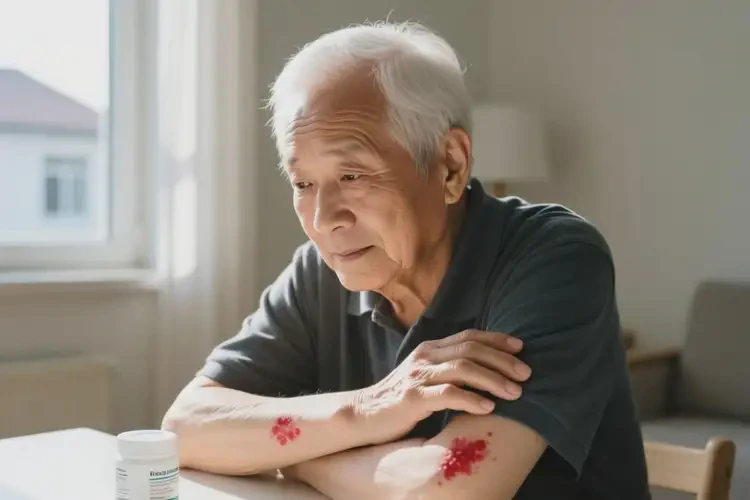 老人手臂经常长湿疹能治好吗(图4)