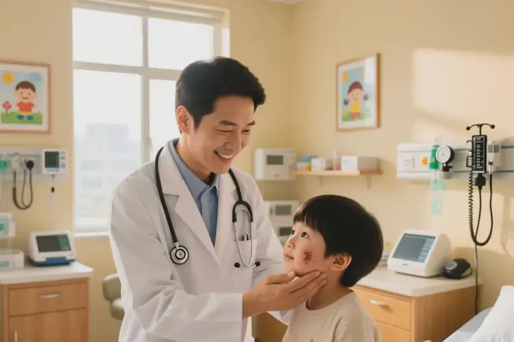 少儿面部经常起湿疹能治好吗(图4)