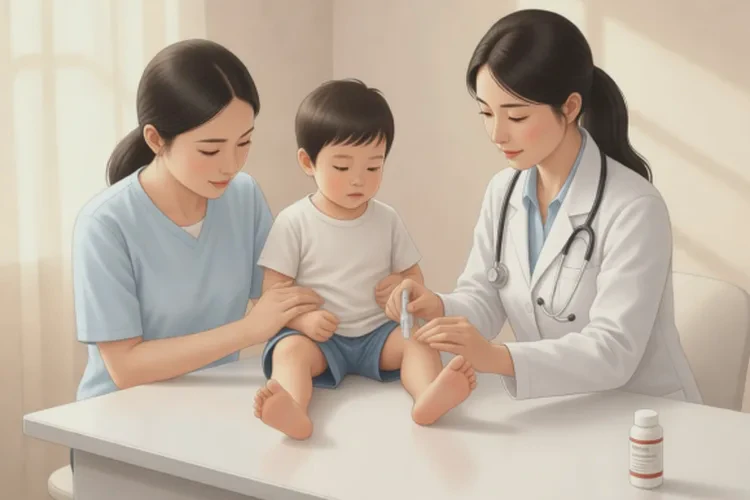 小孩大腿偶尔起湿疹可以治愈吗(图1)