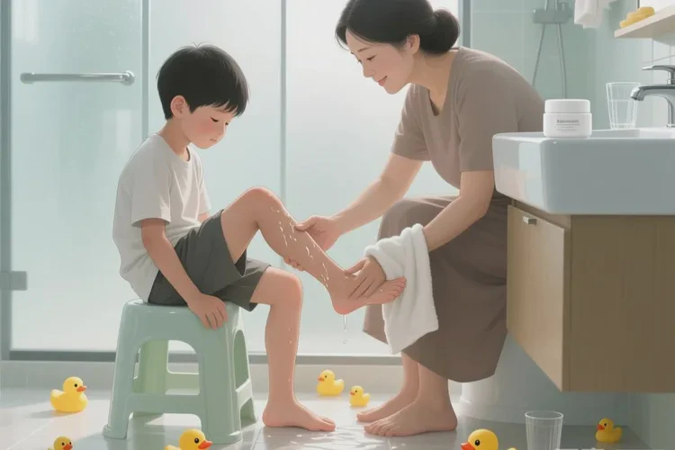 孩子小腿上经常长湿疹可以治愈吗(图2)