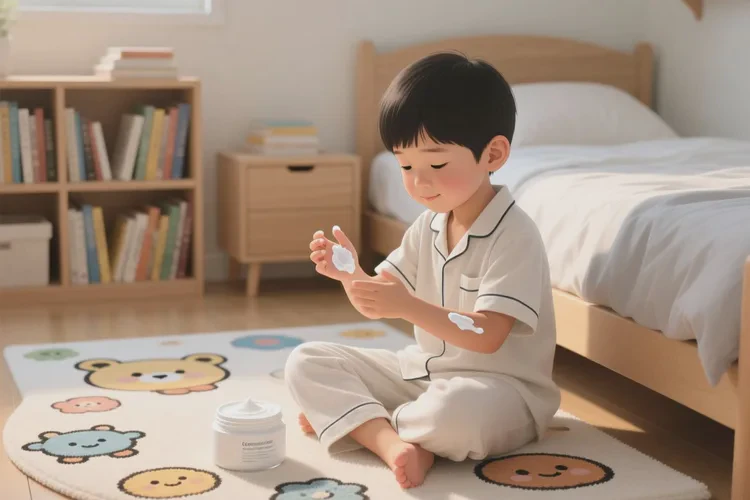 孩子身上偶尔长湿疹可以治愈吗(图2)