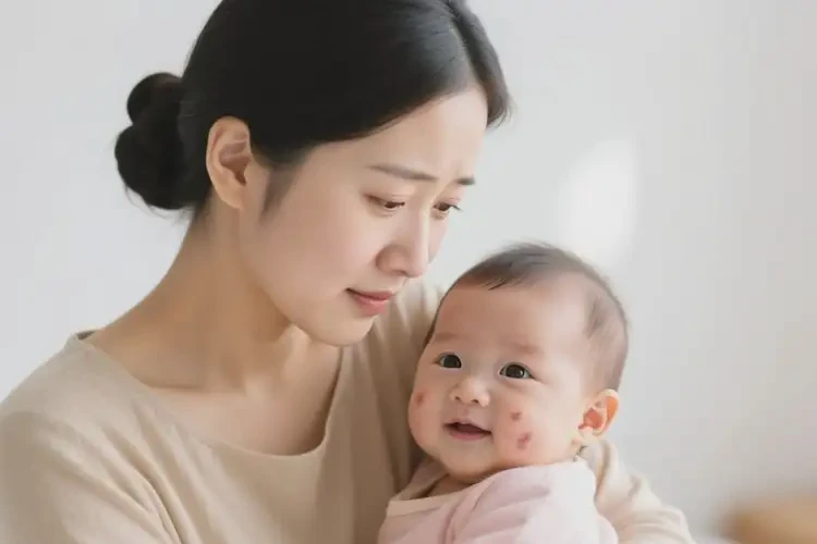 孩子脸上出现湿疹能治好吗(图2)