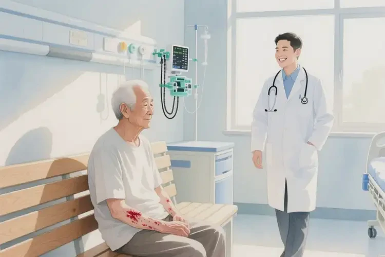 老人手臂有湿疹能治好吗(图1)