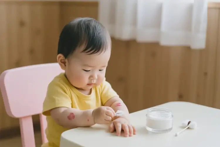婴幼儿手臂容易起湿疹能治好吗(图1)