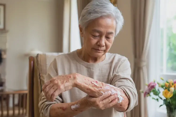 老年人身上经常起湿疹能治好吗(图2)