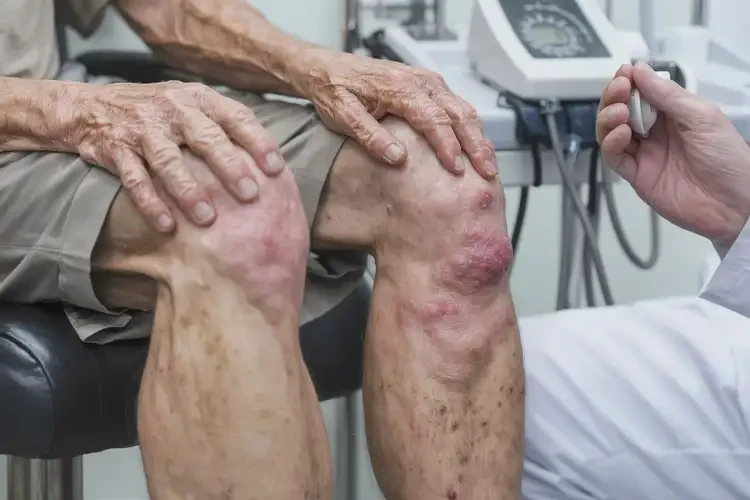 老人小腿上偶尔长湿疹能治好吗(图3)