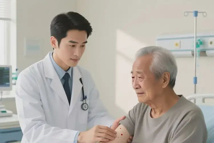 老年人手臂经常长湿疹能治好吗(图2)