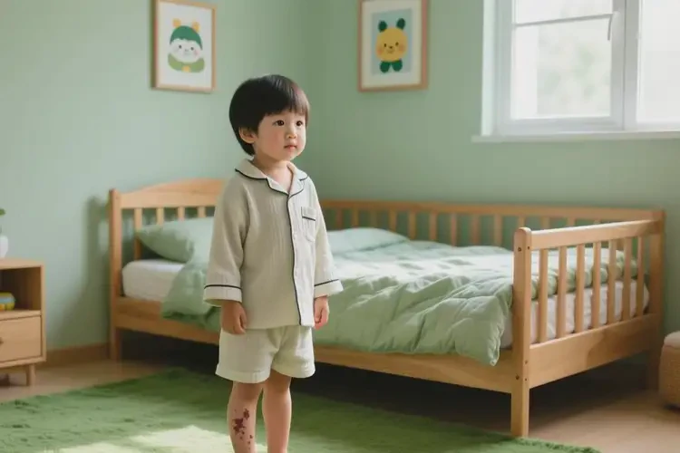 儿童脚上偶尔长湿疹不管它会自己好吗(图4)