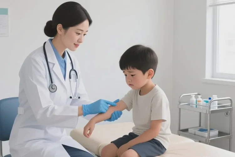 小孩大腿上经常长湿疹可以治愈吗(图2)