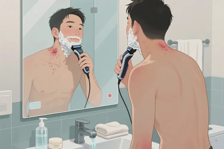 男性脖子上出湿疹能治愈吗(图2)