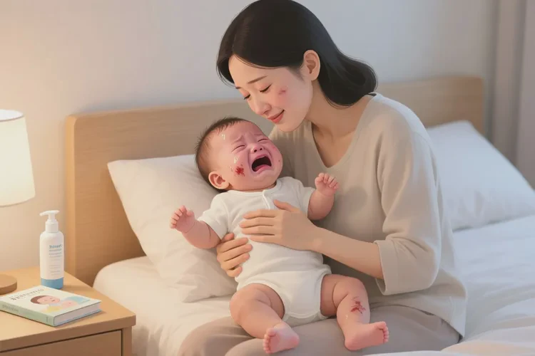 宝宝全身容易长湿疹可以治愈吗(图1)